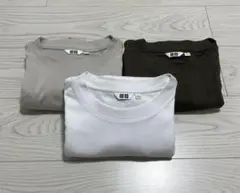エアリズムコットンオーバーサイズTシャツ5分袖　ユニクロ　3枚セット　Lサイズ
