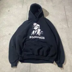 00s GILDAN ミュージックパーカー　BOCEPHUS ボセファス　黒XL