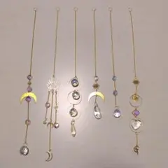 ✨サンキャッチャー 6個 クリスタル ウィンドウ吊り飾り ウィンドチャイム