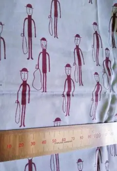 アランジアロンゾ ハギレ 生地 ことり柄 ④