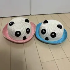 子供用　麦藁帽子　セット