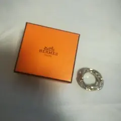 294新品 HERMES エルメス スカーフリング カレ シェーヌダンクル