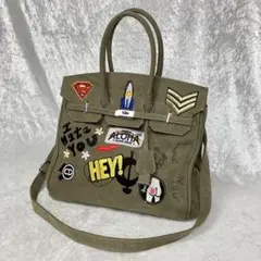 ミカーレミカーレ ミリタリー ワッペン 2way バッグ