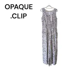 sc297【OPAQUE.CLIP】新品タグ付！花柄オールインワン　リゾート