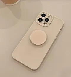 韓国　iPhone ケース　カバー　iPhone14pro　ソフト　指かけ
