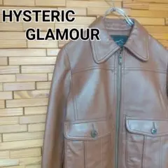 HYSTERIC GLAMOUR A-2 フライトジャケット ラムレザー