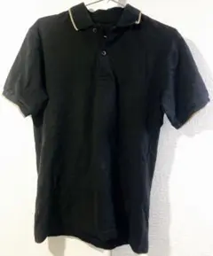 ノーブランド黒ポロシャツ　M