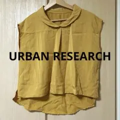 URBAN RESEARCH ノースリーブシャツ フリーサイズ マスタード