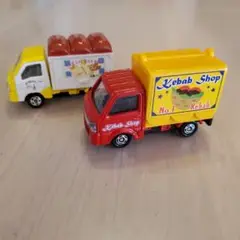 トミカ スズキキャリー ケバブ移動販売車 スバル SAMBAR パン屋