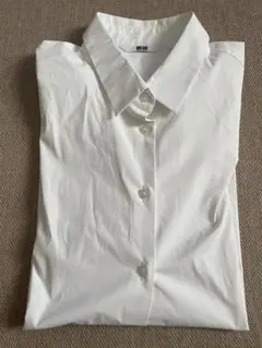 UNIQLO ホワイト 長袖シャツ