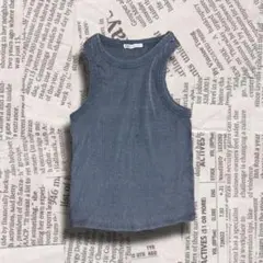 ZARA グレー タンクトップ M