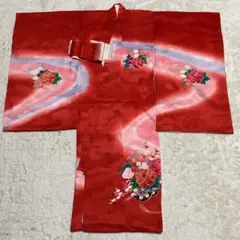 新品　女児　お宮参り産着　七五三お祝い着物