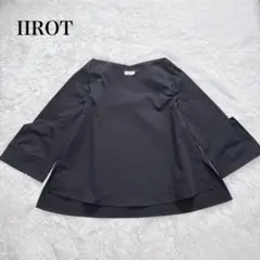 IIROT イロット プルオーバー シャツ ブラウス オーバーサイズ ブラック
