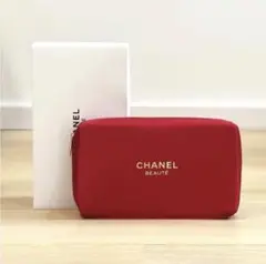 viviana 様専用 シャネル ノベルティ ポーチ レッド 箱付き正規品