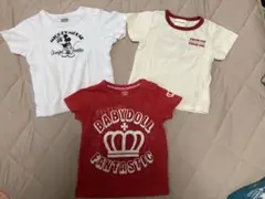 BABYDOLL/ベビードール ディズニーTシャツ 80-90cm 3枚セット