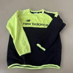 new balance 長袖ピステ 140 JPN ネオンイエロー/ブラック