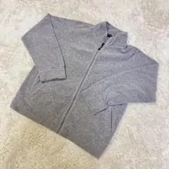 【IVY BASICS】L ジップアップスウェットジャケット グレー メンズ