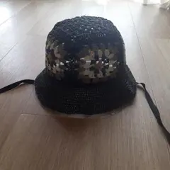 バケットハット グラニースクエアモチーフ