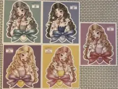おすそ分け【o01】海外作家様 人物ステッカー 女の子
