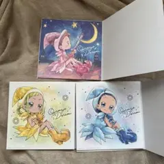おジャ魔女どれみ　色紙　ガチャ　3点セット