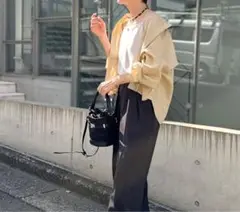 ノーリーズ リネンシャツ 2WAY 羽織り 美品