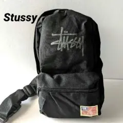 未使用 Stussy ステューシー ブラック ボディバッグ ショルダーバッグ