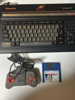 パナソニック MSX2 FS-A1 本体＋ジョイカード、ソフト1本付き
