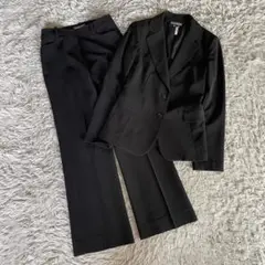 AnnaKerry アンナケリー　ブラックフォーマルパンツスーツセットアップ