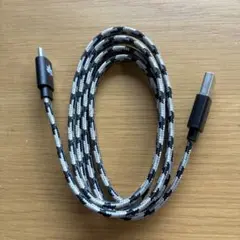 logos USB typeA→USB typeC 充電ケーブル 1.0m