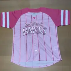 SoftBank Hawks ユニフォーム ピンク ストライプ