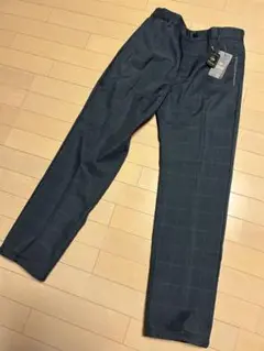 新品★ダンロップ★総裏起毛チェックパンツ★秋冬物★ゴルフにも最適★W76〜84