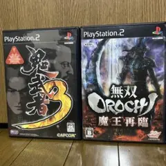 2本セット PS2 鬼武者3 無双OROCHI 魔王再臨