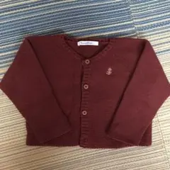 ファミリア カーディガン ボレロ 90 美品
