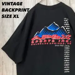 JERZEES コロラドスプリングスバックプリントTシャツ XL黒　アメリカ古着