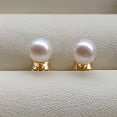 パールピアス 淡水真珠 ホワイト スタッドピアス 直結 アレルギー対応 冠婚葬祭