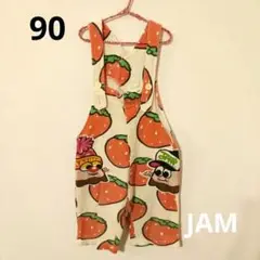 JAM ジャム イチゴ柄サロペット 90