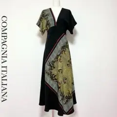 COMPAGNIA ITALIANA フレアシルエットロングワンピース