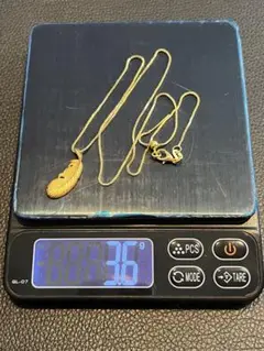 K24 金製 999 刻印 ベネチアンネックレス リーフ ペンダントトップ