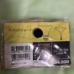 Chacott Tバックショーツ Lady's M ベージュ