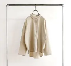 evameva コットンシャツ　ベージュ