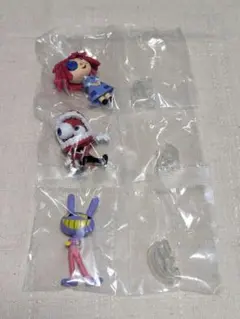 ②アメイジングデジタルサーカス　カプセルフィギュア　3種