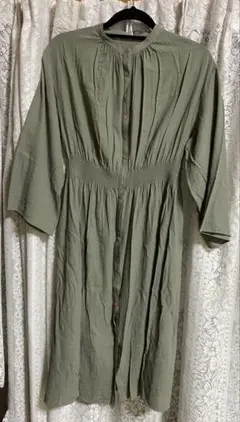 最終価格【Ｑ】美品　シャツワンピース