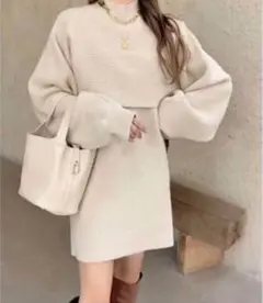 ニット　セットアップ