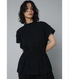 【試着のみ】ヘリンドットサイ　スタンドドッキングシャツ