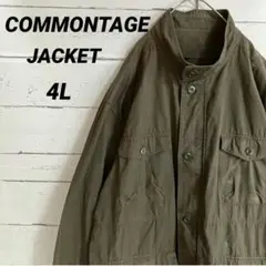 COMMONTAGE ミリタリー風ジャケット　オーバーサイズオリーブ
