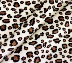 8/17限定SALE　【人気商品】ヒョウ　50cm シルクタッチ　短毛