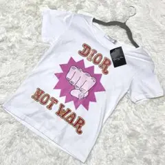 未使用タグ付✨Dior Tシャツ ホワイト ガリアーノ期 コットン S プリント