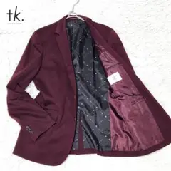 タケオキクチ❣️テーラードジャケット　M　ボルドー　ストレッチ