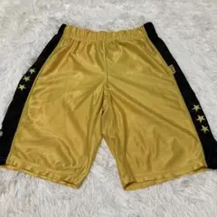 ATHLETAイエローブラック ハーフパンツ M