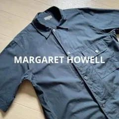 【リネン/麻】マーガレットハウエル MARGARET HOWELL 半袖シャツ